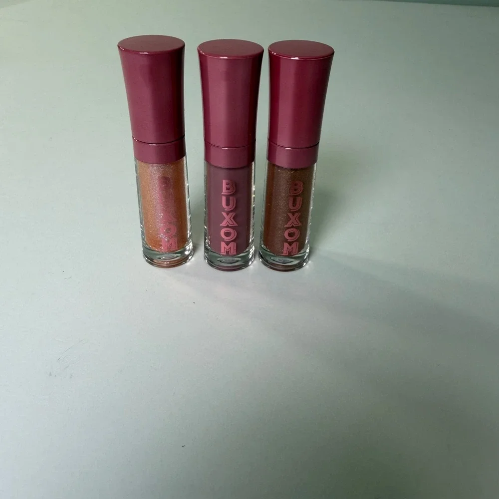 Buxom Full-On Plumping Lip Polish Trio Celeste Sophia Sarina 2ml Travel Size New